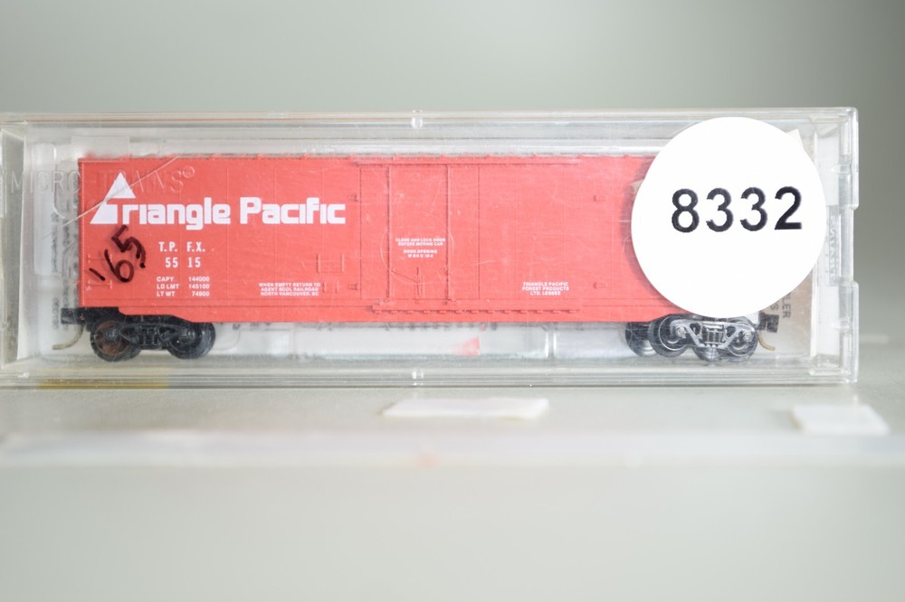 8332 N Scale Micro-Train TPFX TRIANGLE PACIFIC 50' BOX CAR