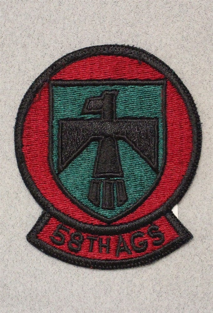 USAF Air Force Patch: 58th Aircraft Generation Squadron - subdued 3581