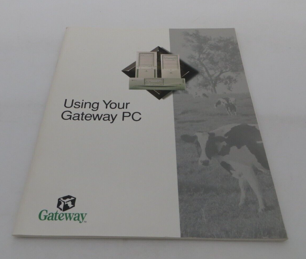 Using Your Gateway PC 1998 User Manual Guide booklet vintage computer book