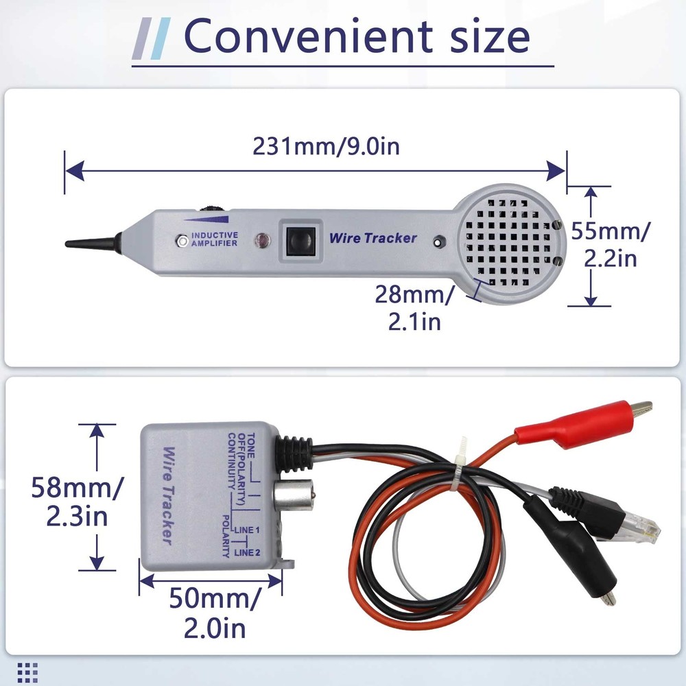 200EP Tone Generator Kit Wire Tracer Circuit Tester with Inductive Amplifier