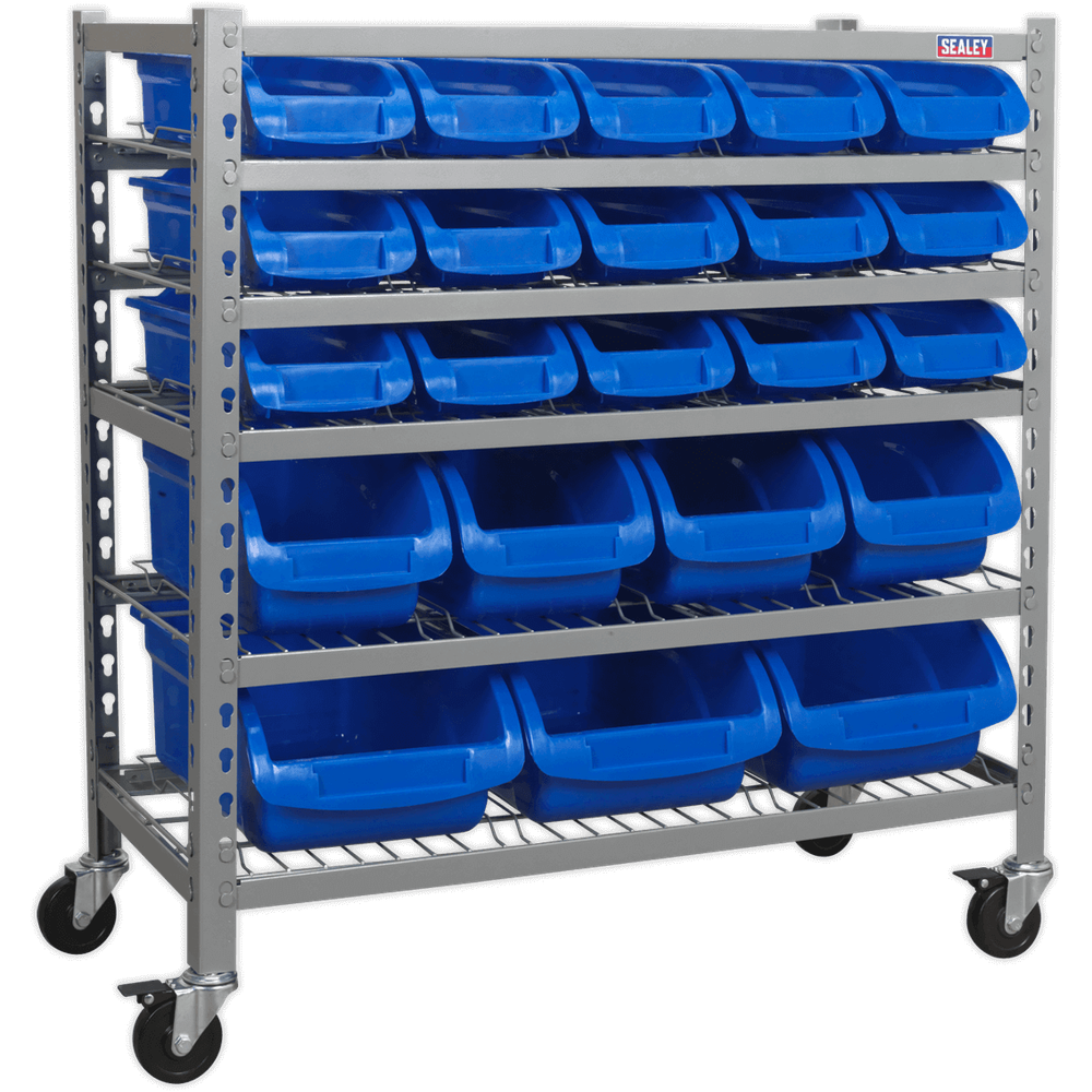 Sealey 22 Piece Mobile Bin Storage System