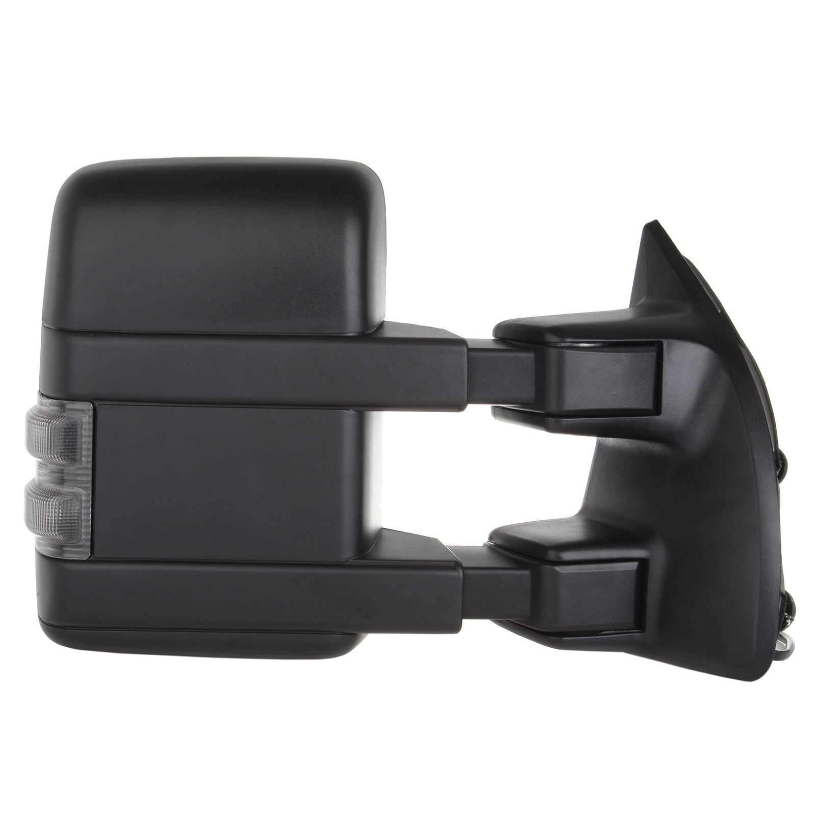 Tow Mirrors Power Heated SMOKE Turn Signal Light For 99-07 Ford F250 Super Duty