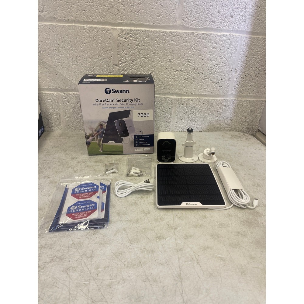 Swann CoreCam Wireless Security Camera with Solar Charging Panel Night Vision