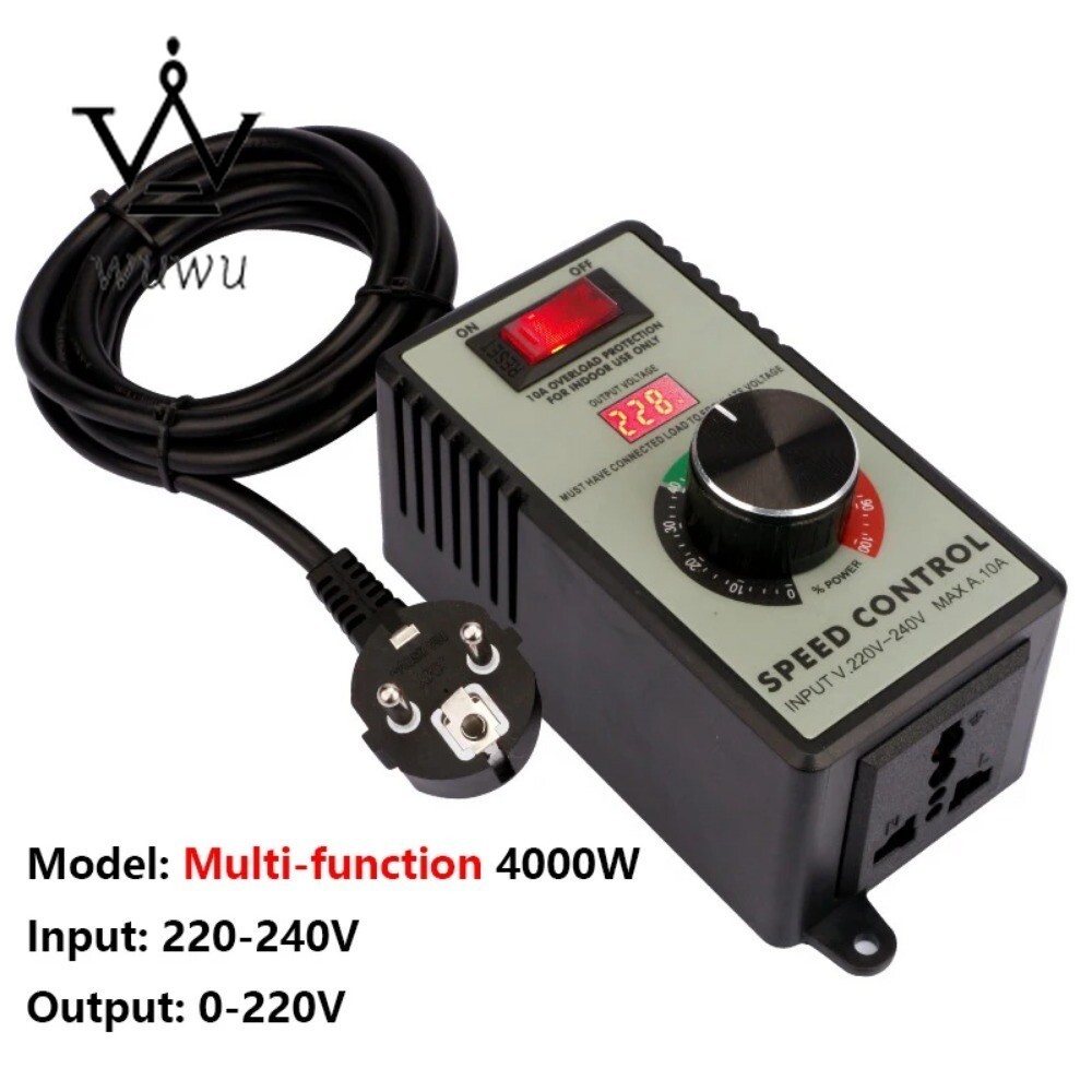 220V Stepless Speed Switch Angle Grinder Speed Controller Polisher Fan