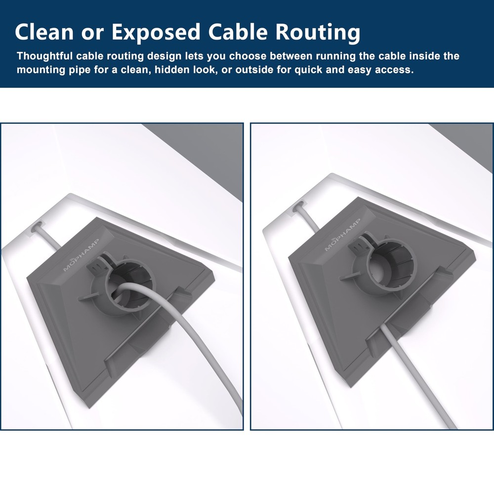 Starlink Gen 3 Wall Mount Kit Adjustable Include Pipe Adapter Tilted 20°, Sta...