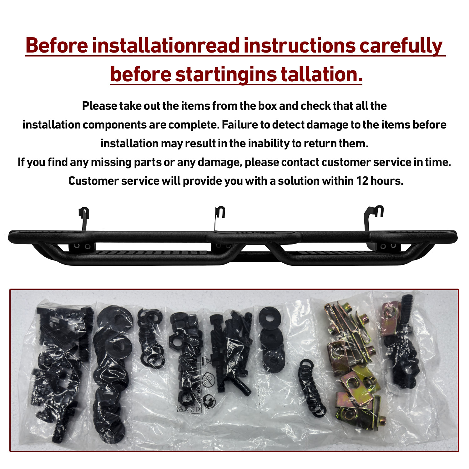 Vijay For 2007-2018 Chevy Silverado 2500hd/3500hd Extended Cab Running Boards