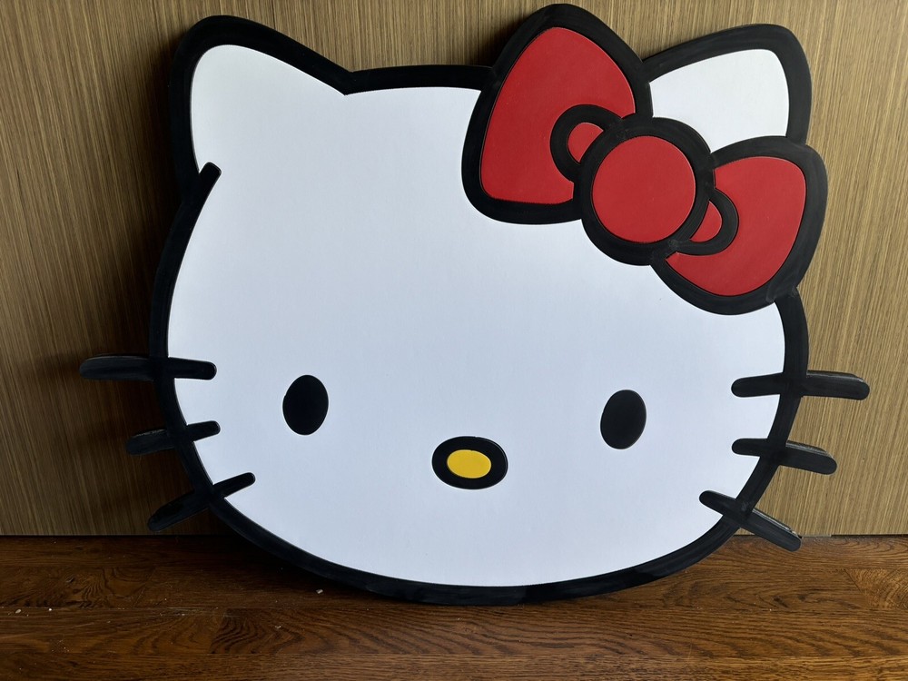 Hello Kitty Sign Logo Display Wall Art Artwork