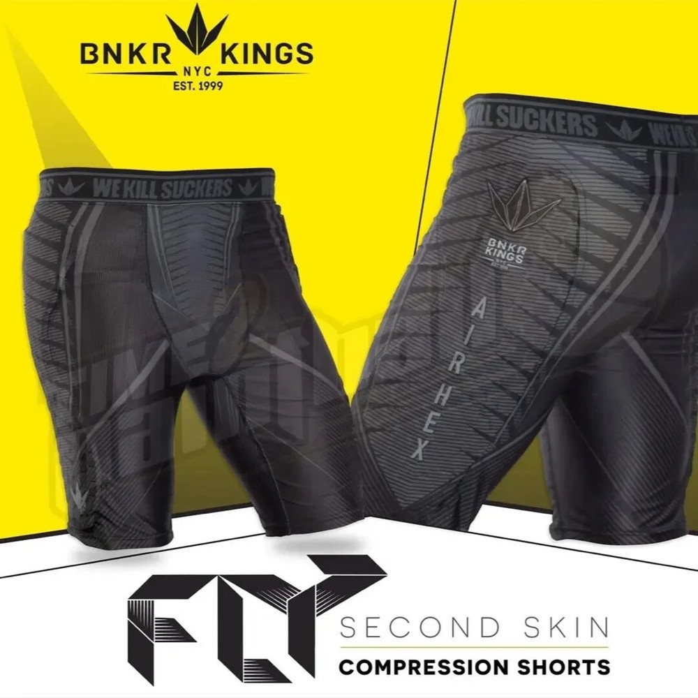BunkerKings Fly Compression Shorts S/M Black