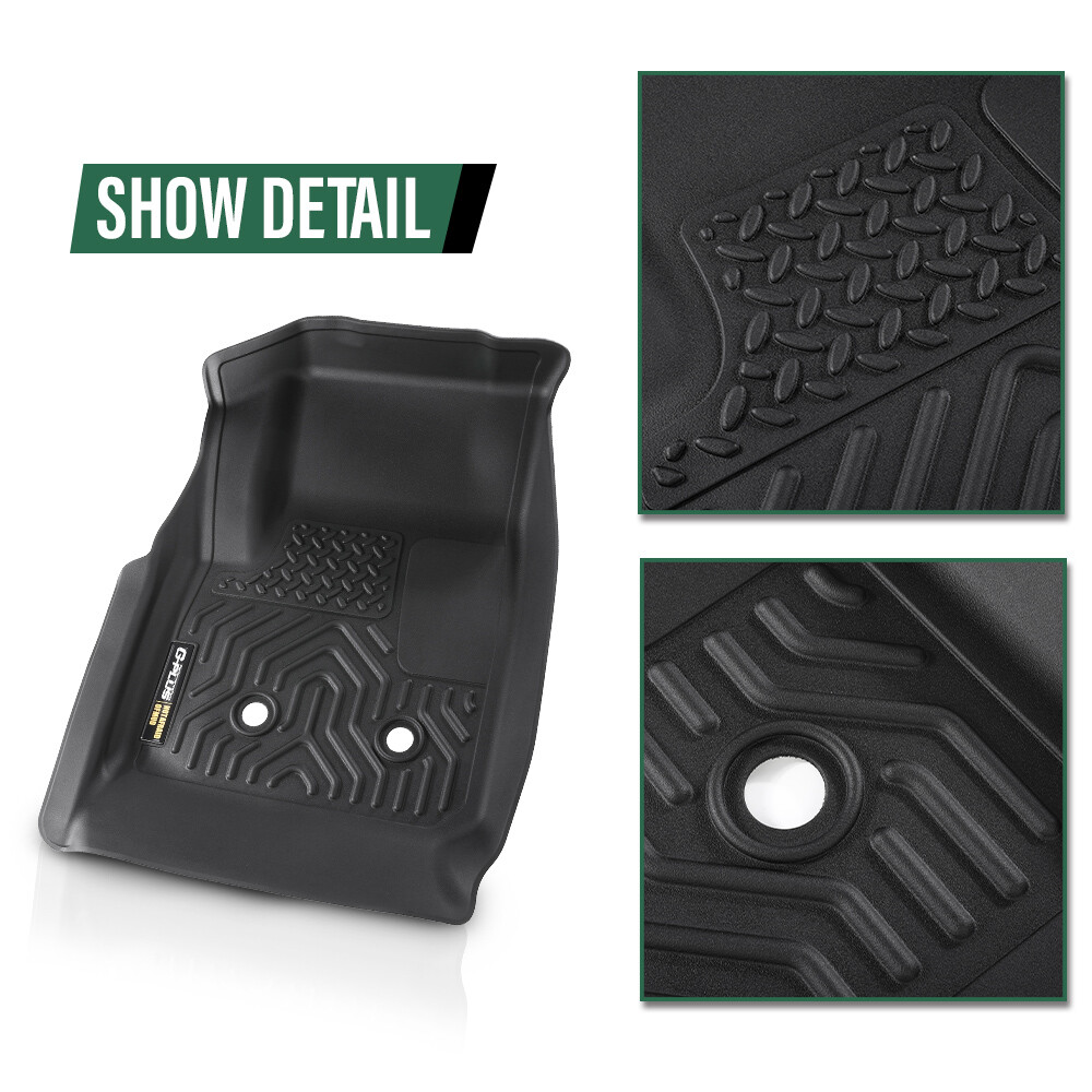 Fit For 15-22 Chevy Colorado GMC Canyon All Weather Floor Mats TPE Liners