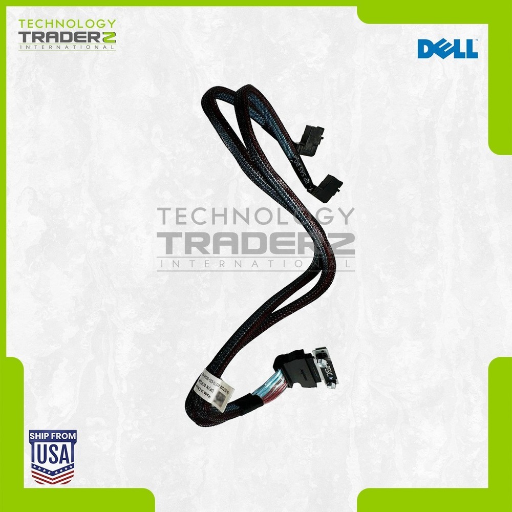 CP14K Dell PERC Dual Mini SAS 19” Cable 0CP14K ***Pulled***