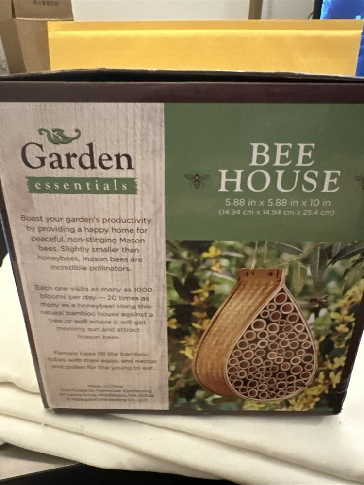 Garden Essentials Mason Bee House NEW