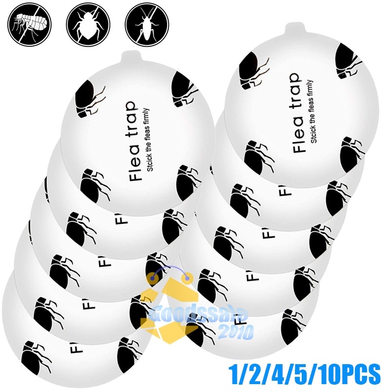 Disposable Flea Trap Sticker Sticky Dome Flea Trap Refill Replace Flea Glue Pads