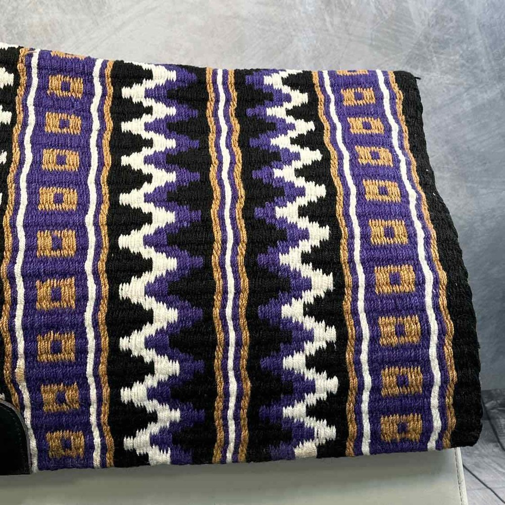 Cedar Creek Wool Multi-Color Western Blanket