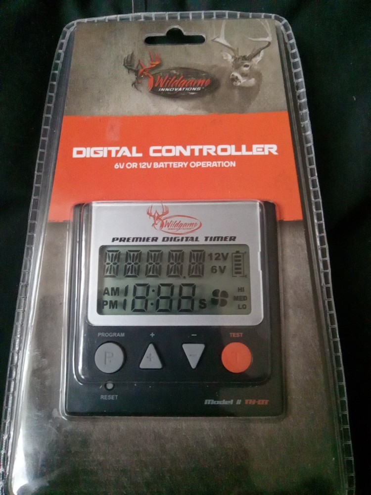 Wildgame Innovations Digital Controller Timer 6V or 12V Battery Operation TH-DT