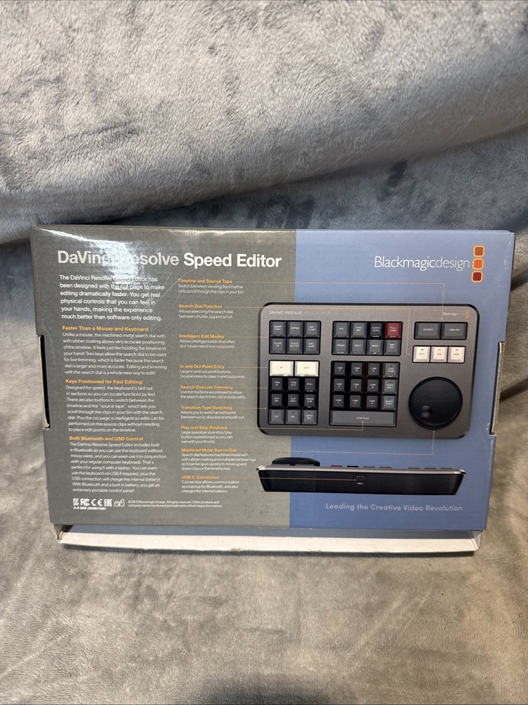 Blackmagic DaVinci Resolve SPEED EDITOR