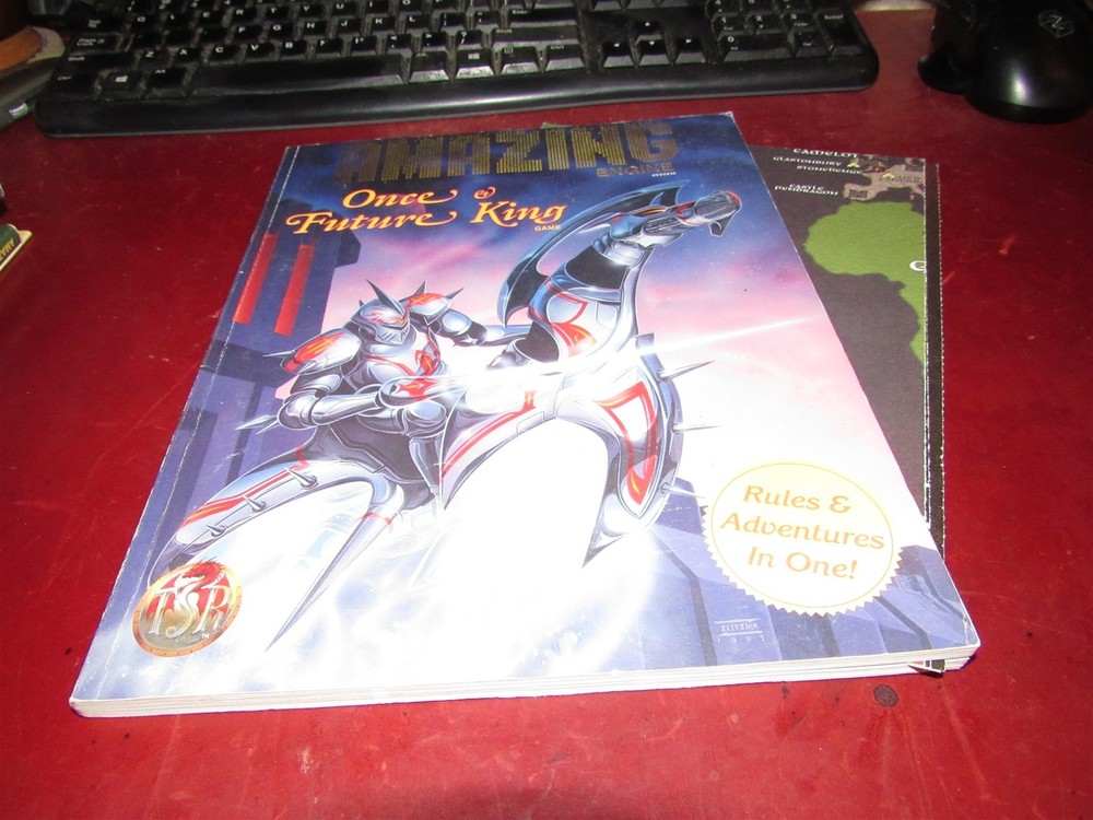 TSR: Amazing Engine: Once & Future King Sourcebook with map