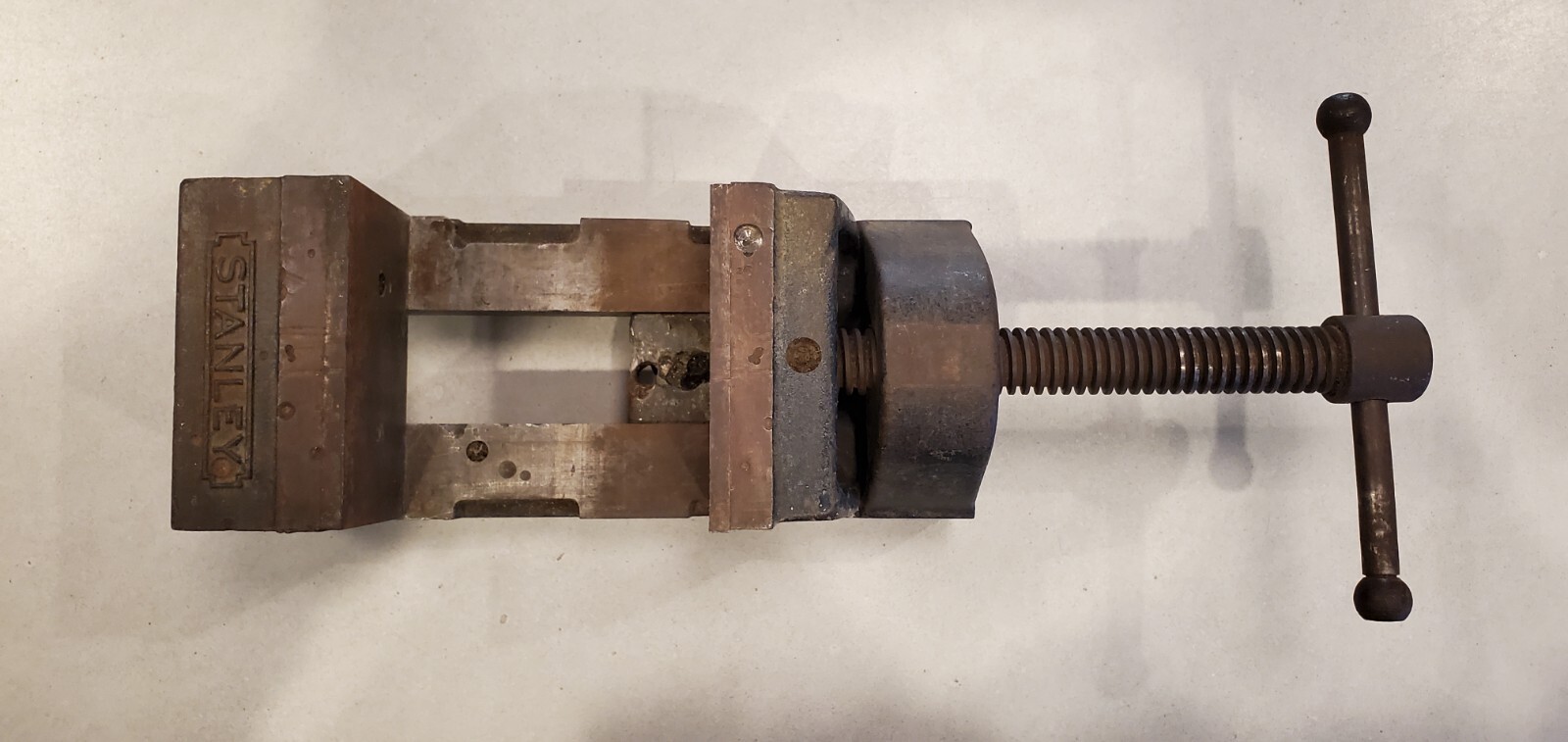 STANLEY No. 993A 3 in. Drill Press Machinist Vise. Vintage