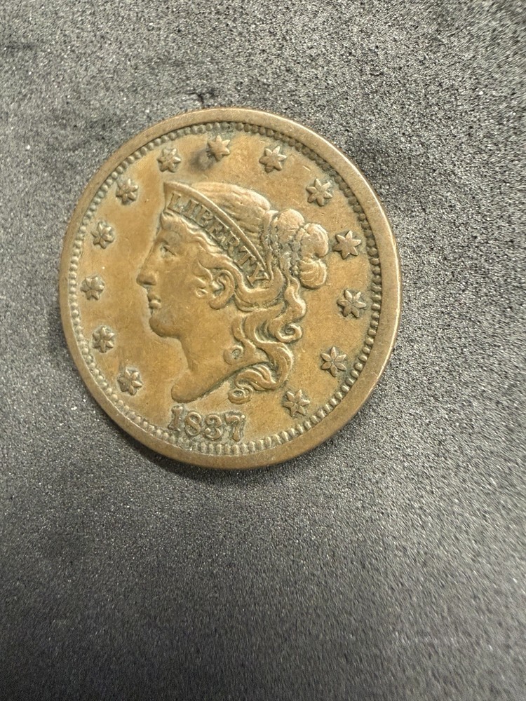 1837 coronet head large cent