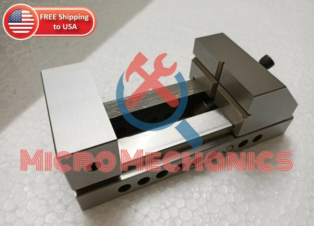 4'' Screwless Tool Making Grinding Precision Ground Vise .0002" Square Parallel