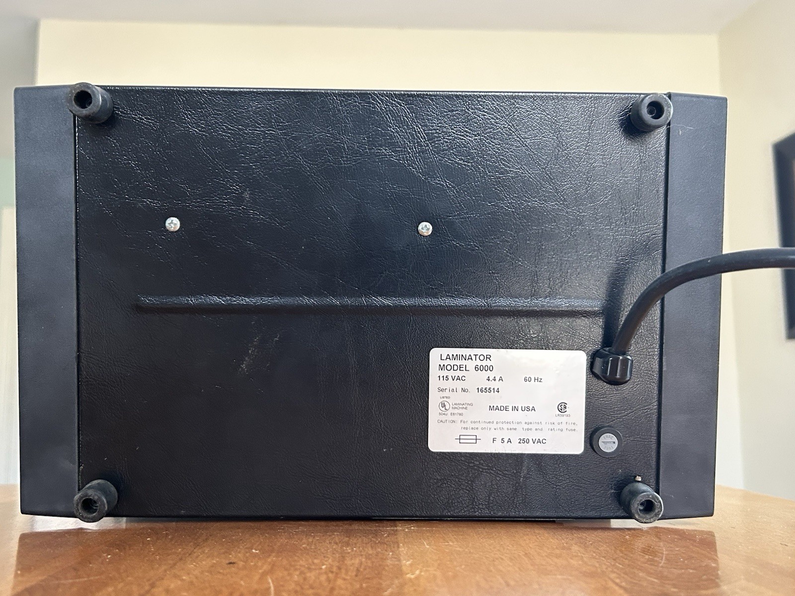 TLC Heavy Duty Laminator Model 6000 w/ 9”x 14.5” Pouches