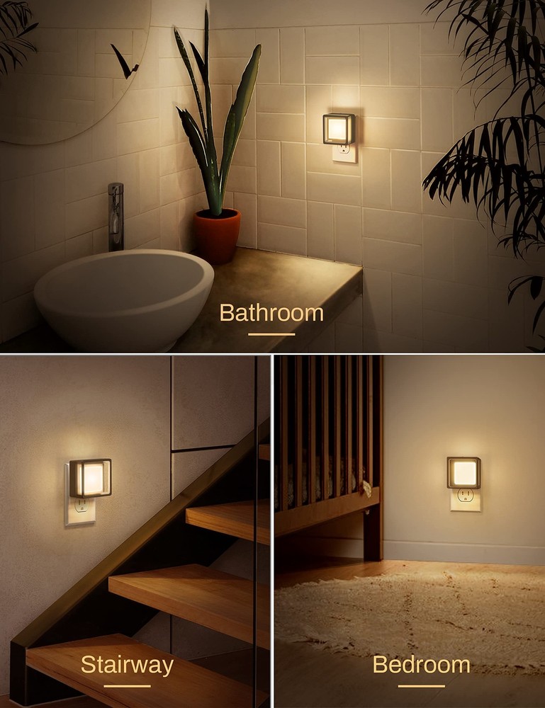 Doresshop Led Night Light, Night Lights Plug Into Wall [2 Pack] With D