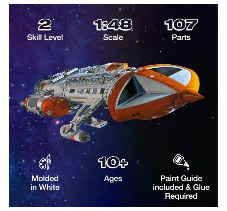 MPC Space: 1999 Hawk Mark IK 1/48 Model Kit