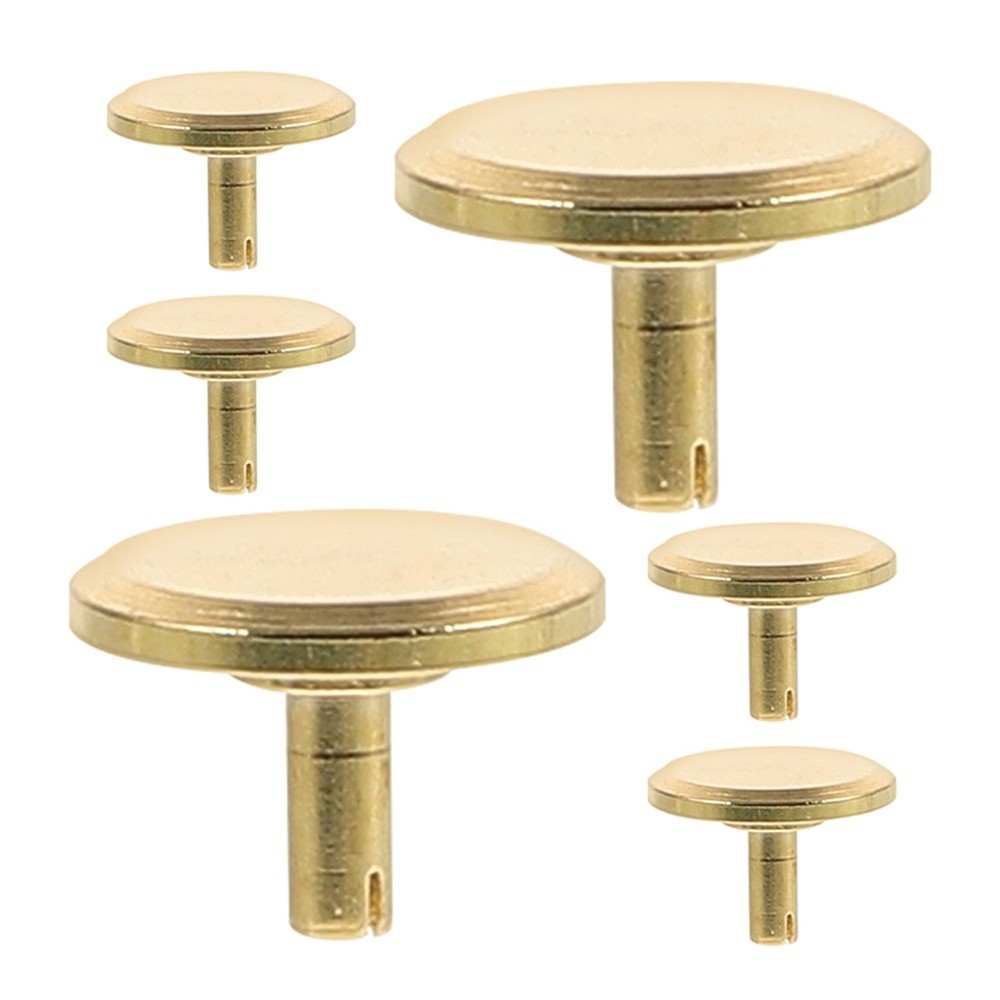 6 Pcs Copper Replacement Clock Caps For Quartz Wall Clock Parts