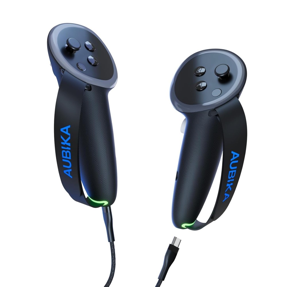 Comfortable VR Controller Grips & Charging Solution for Meta Quest 3S/Quest 3