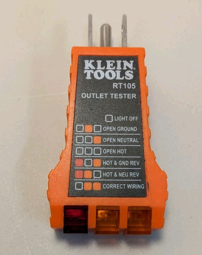 Klein Tools Outlet Tester Model RT105