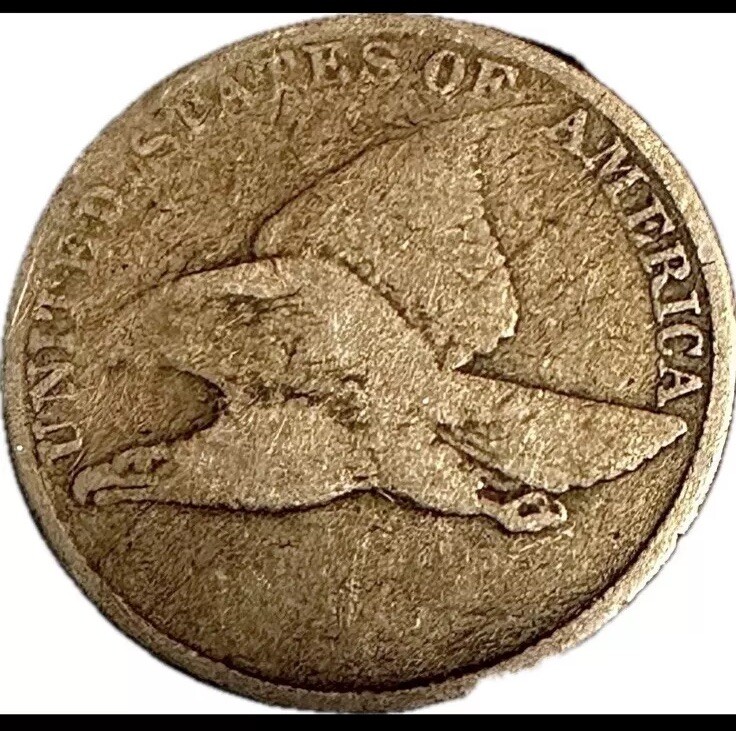 1856-58 “Judd-179 Error” Flying Eagle Cent-NO “DATE” & Reverse NO “One Cent”
