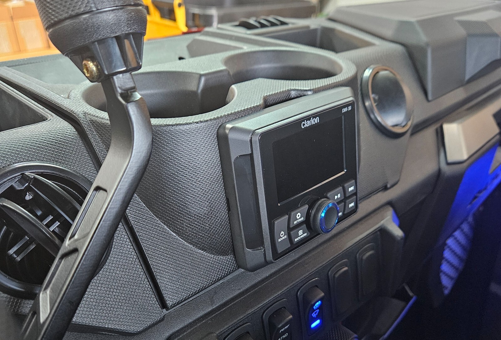 2025 - 2026 Polaris Ranger XP 1000 Audio Kit - Clarion - Keeps the cup holders