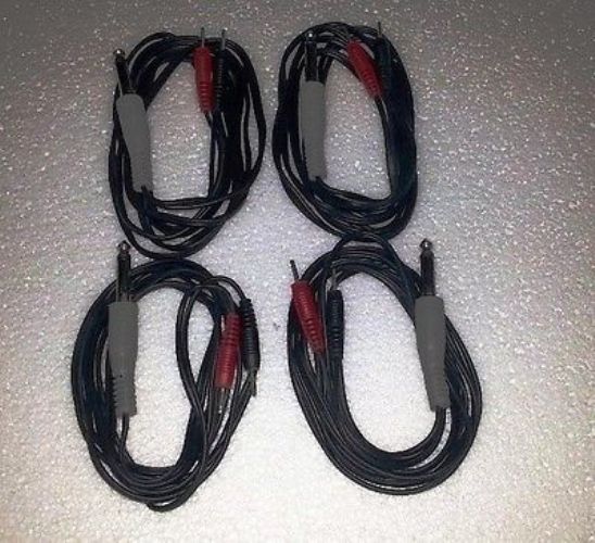 New Electrotherapy 4 Electrode Wires Cable for Sun Medisys Machine Dynopulse DAQ