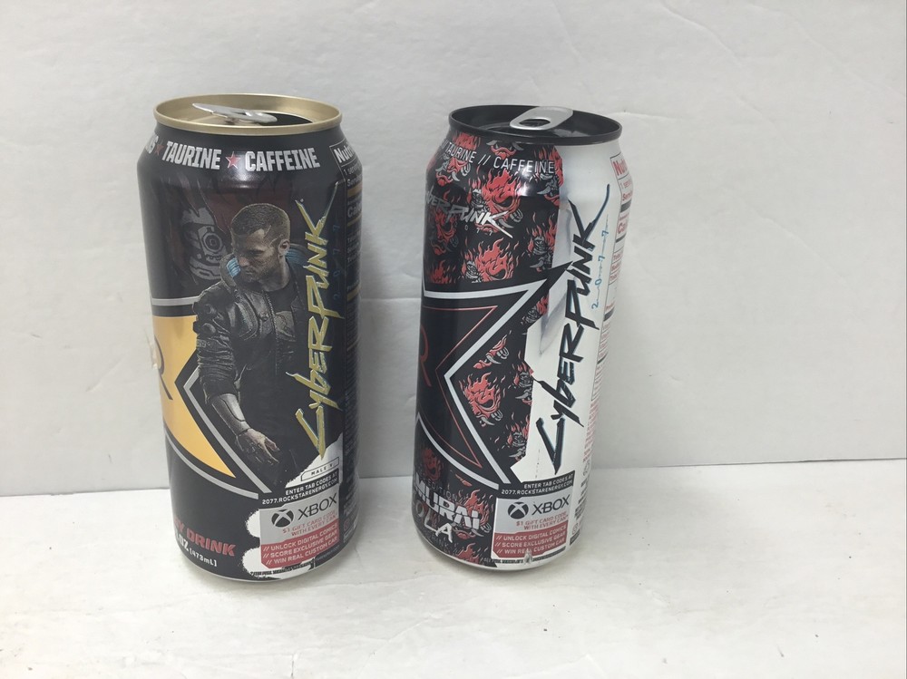 Cyberpunk 2077 Rockstar Empty Can No Digital Code (Limited Edition) OPEN