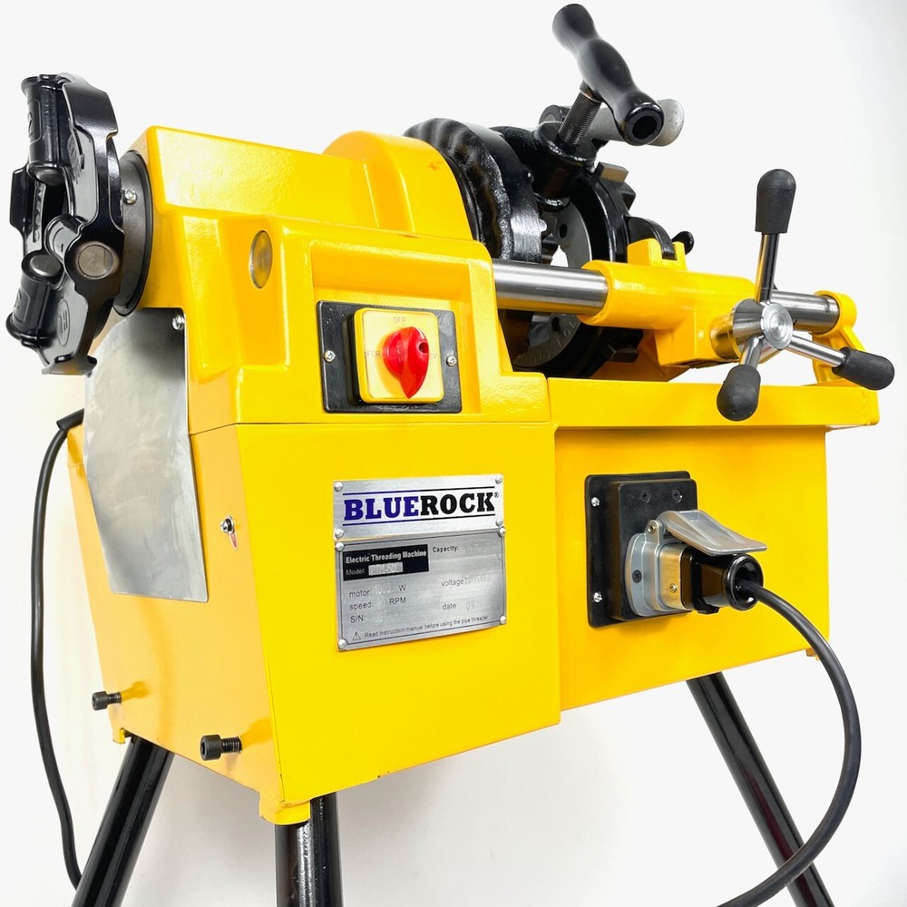 BLUEROCK PTM50-C Electric Motorized Pipe Threader Threading Machine fits RIDGID