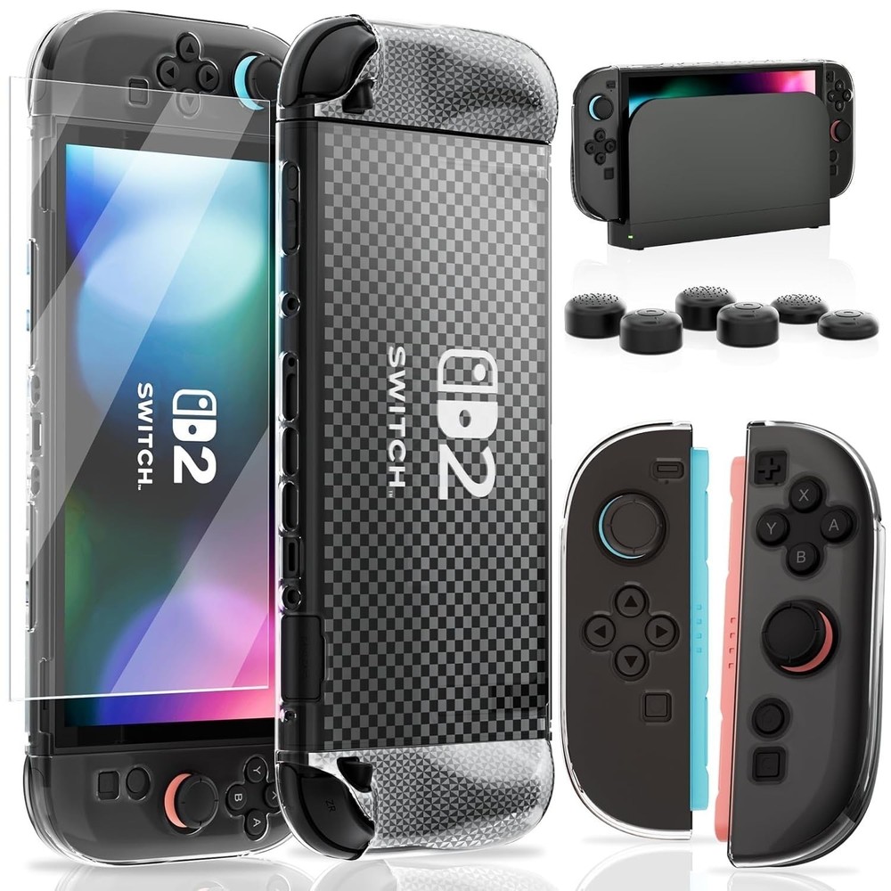 for Nintendo Switch 2 Protective Case + Screen Protector Set Model Xmas ZA
