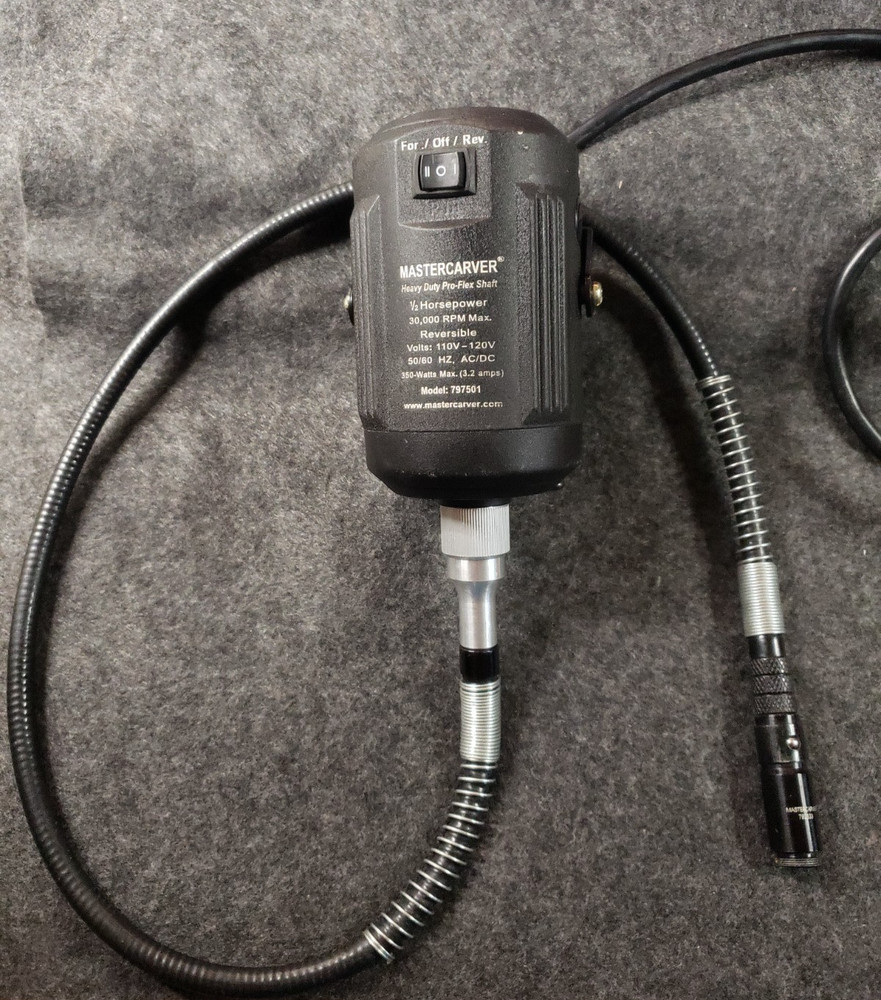 Mastercarver High-Performance Rotary Tool Black 110V Tested............. (C13B5)