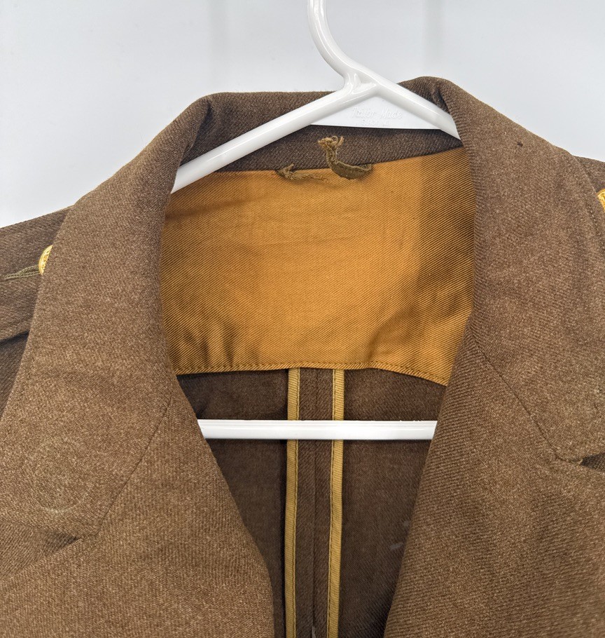 WWII Army Coat Jacket Brown