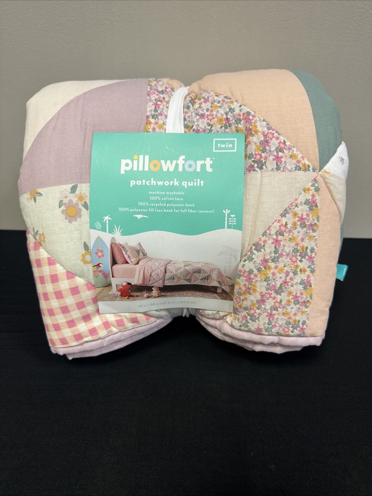 Twin Multi Patchwork Heirloom Kids' Quilt - Pillowfort