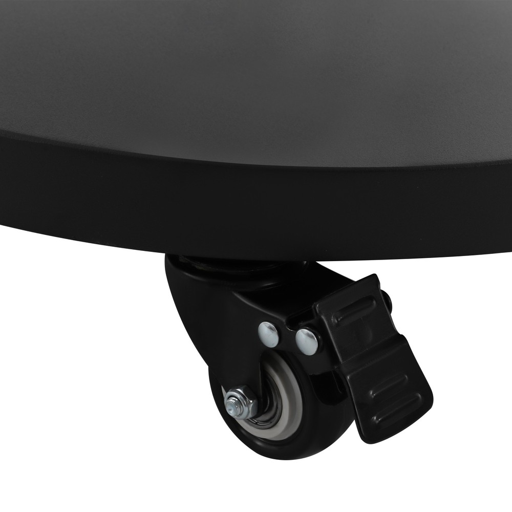 Perforated Panel Display Stand 360° Rotatable Display Rack with 30 Hooks Grocery