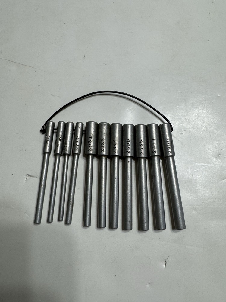 Numbered Drilling Tools Set Vintage
