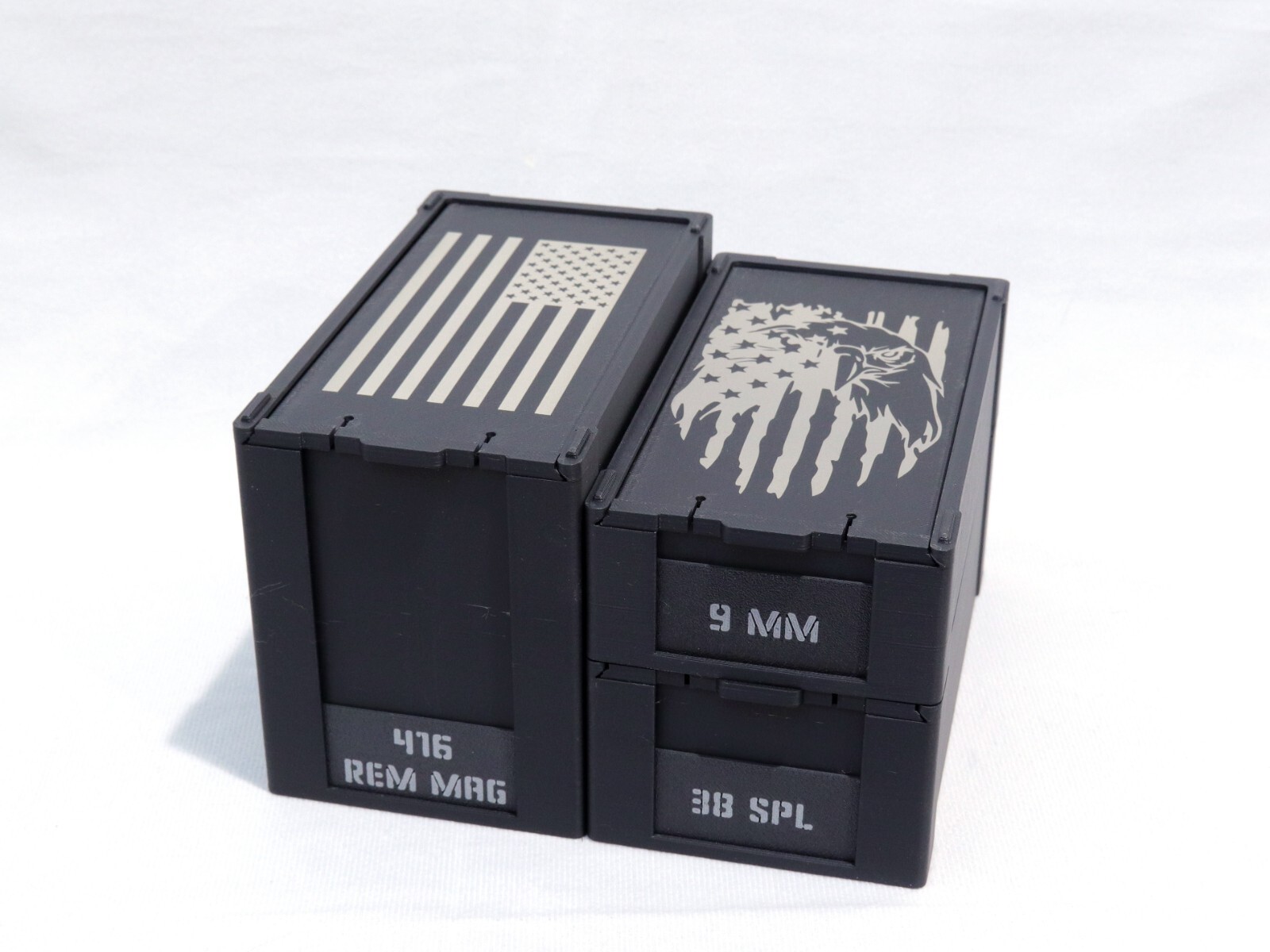 Stackable Ammo Boxes - US Eagle - No Live Ammo!