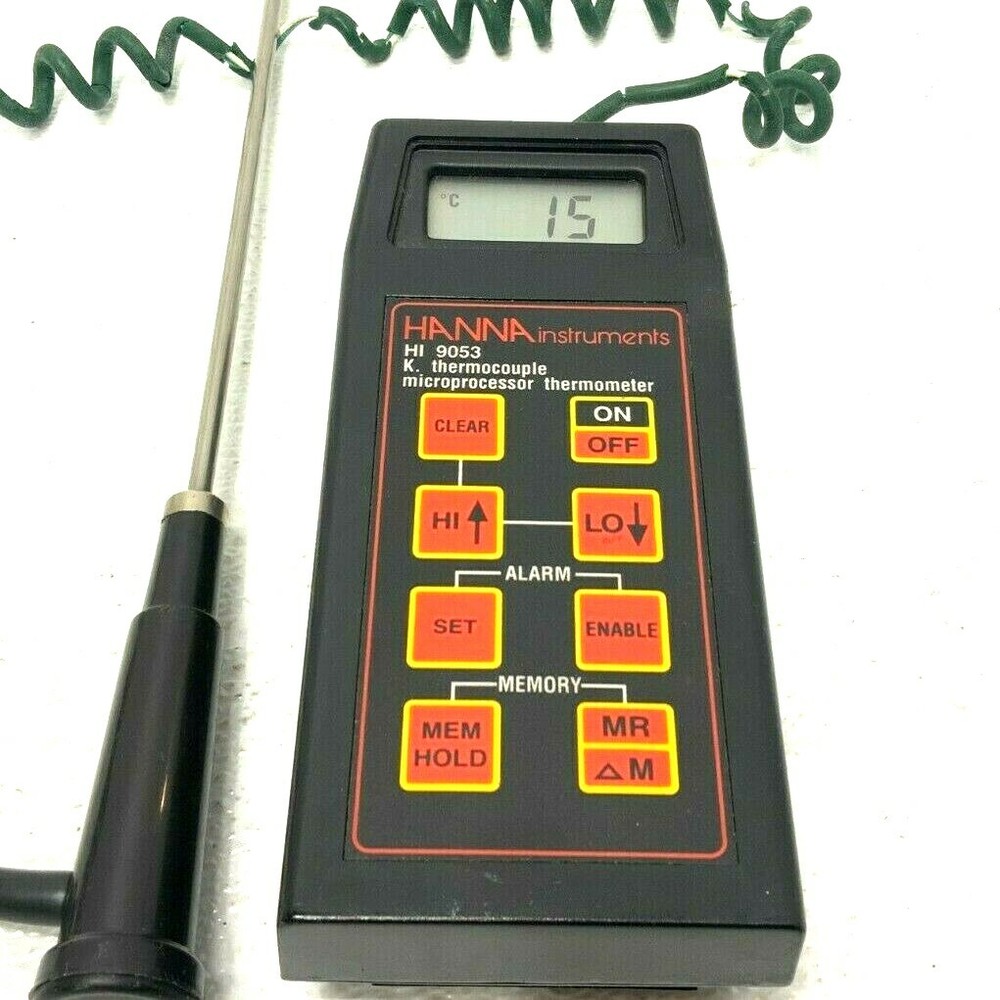 Hanna Instruments HI 9053 K. Thermocouple Microprocessor Thermometer 268F