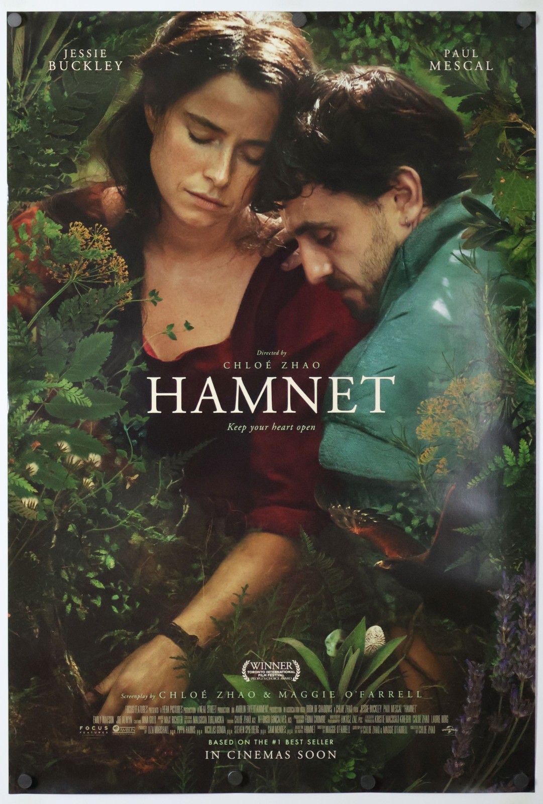 Hamnet - original DS movie poster 27x40 D/S 2025 INTL Chloe Zhao Jessie Buckley
