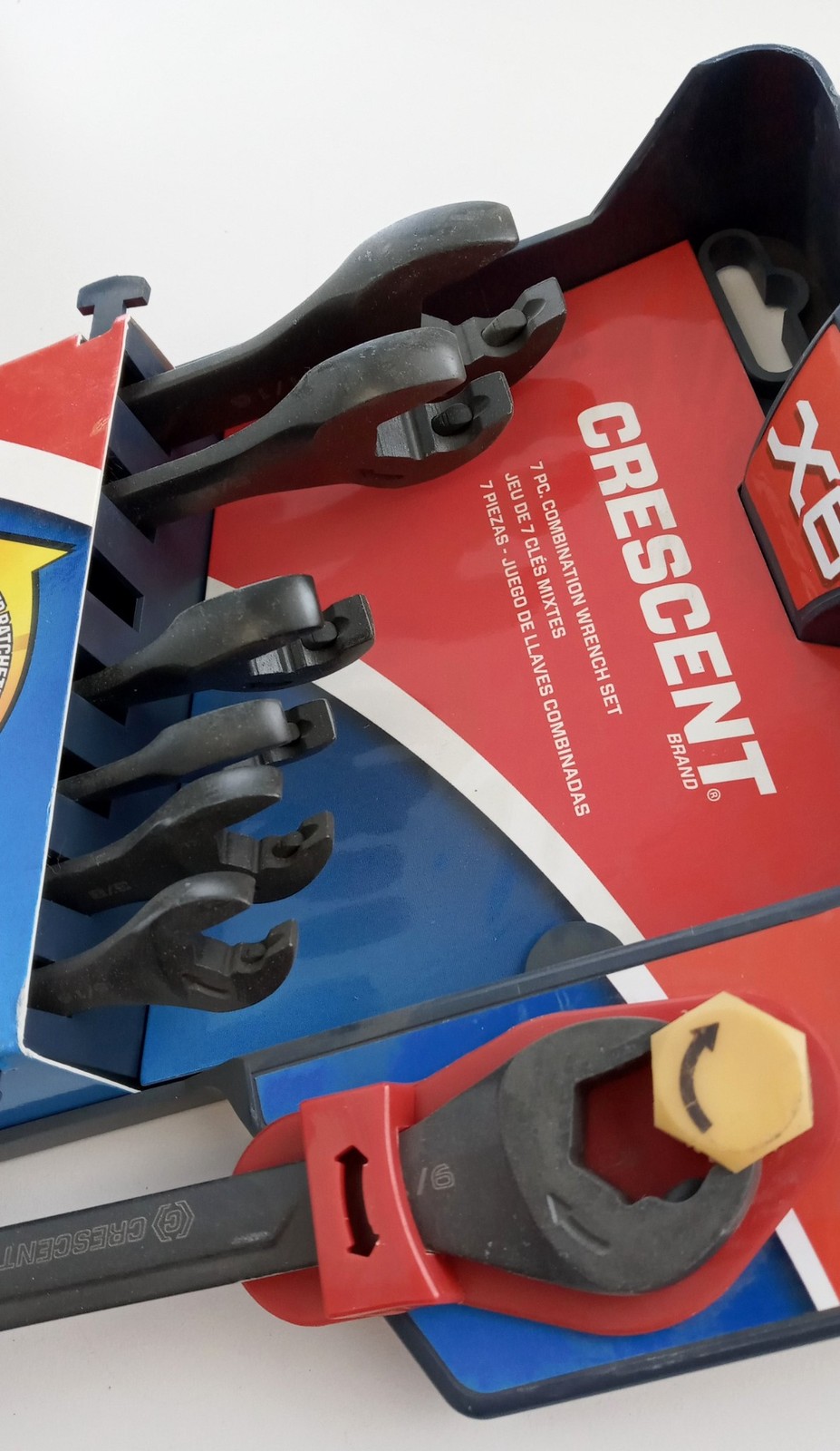 Crescent X6 SAE Combination Wrench Set 7pc CX6RWS7