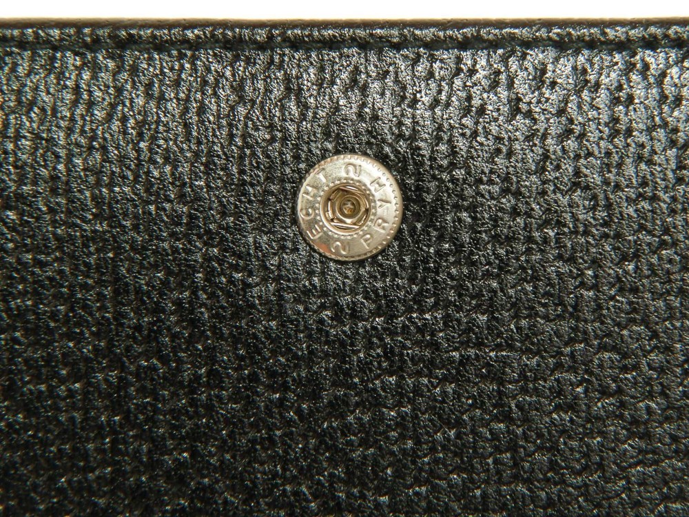 Authentic Gucci Black Leather Agenda Notebook