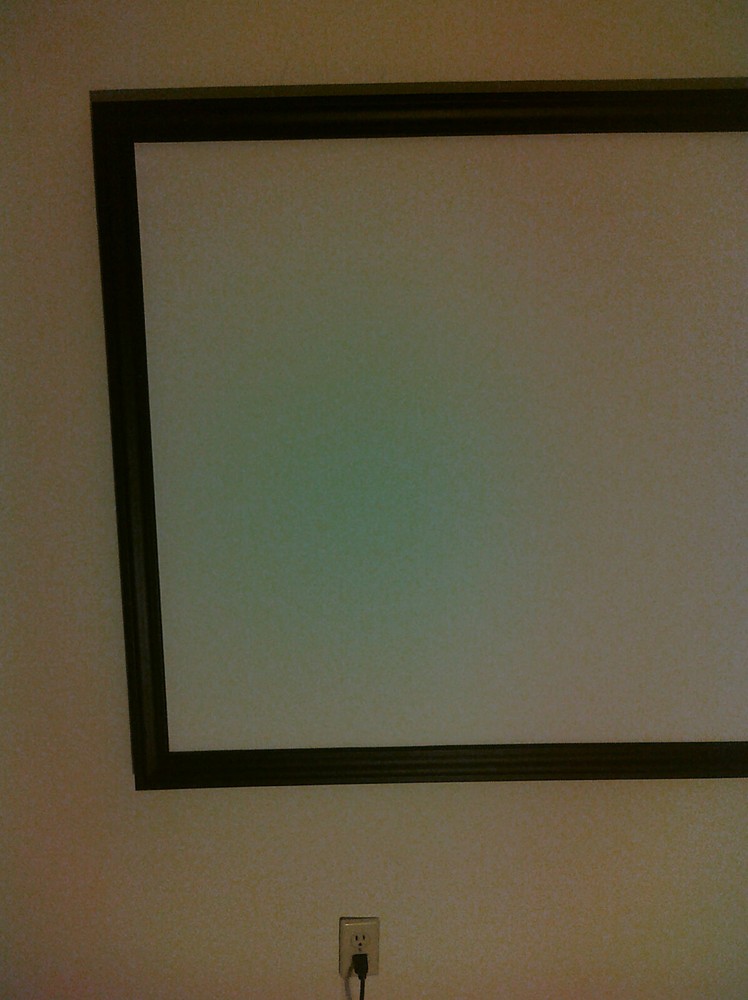 110" High Contrast Grey Projection Screen Material + Plans For DIY Fixed Frame!!