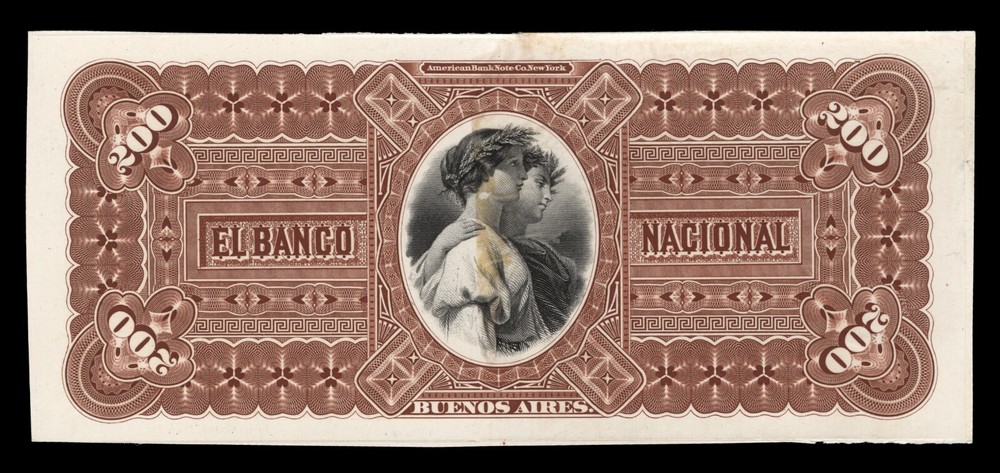 Argentina Proof Banknote Back PS683