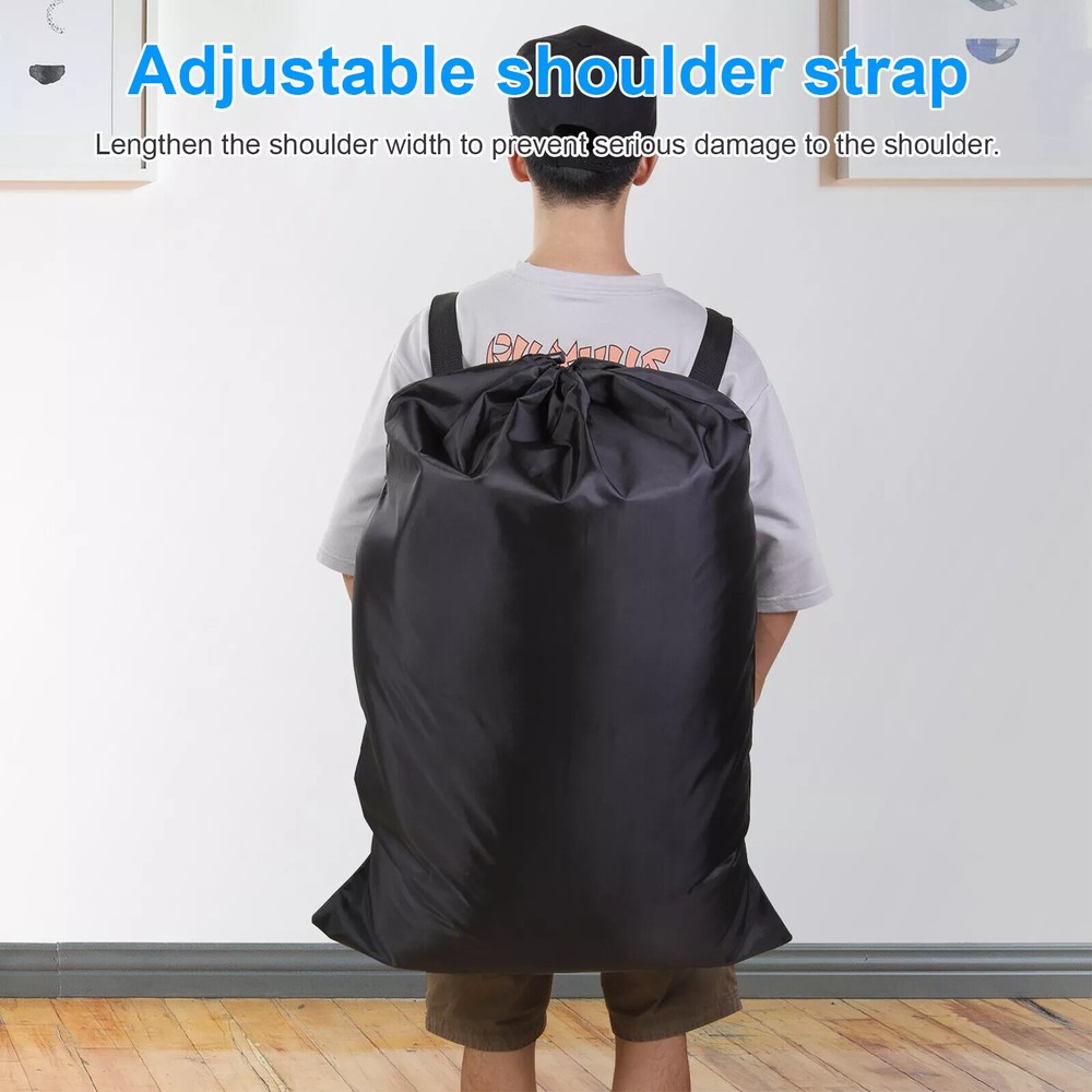 NEW King-size Backpack Laundry bag Foldable Clothes Bag Adjustable Backpack USA