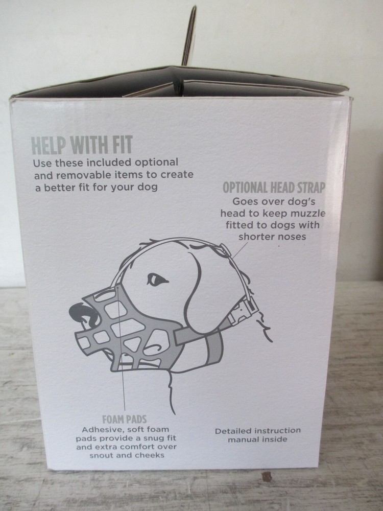 Top Paw Training Adjustable Dog/Canine Basket Muzzle ( X-LARGE)
