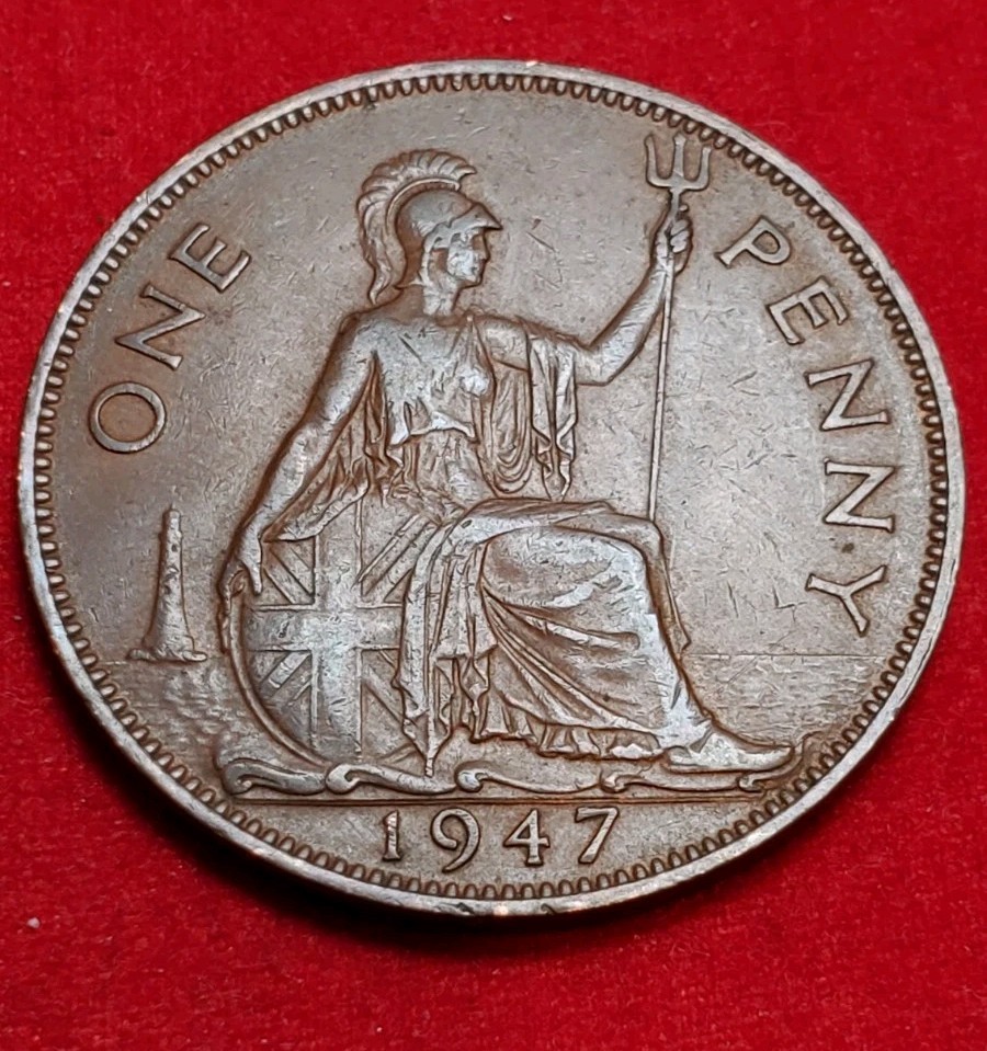 ☆1947 Great Britain Penny ☆